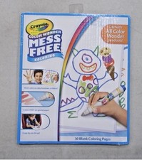Crayola Color Wonder Mess Free Coloring Book Special Paper 30 Pages Drawing New