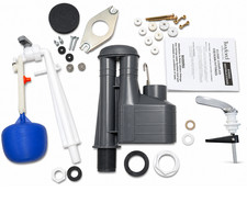 Twyford Bathroom SINGLE Flush Syphon Kit Inlet Float Ball Valve Donut & Lever