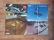 2 BMX Posters Rick Thorne Tom Haugen Free Agent Ride Bmx Magazine Pull Out Vert