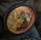 9 Vintage Chinese Lucite Floral Still Life Framed Wall Art — photo 2