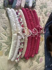 Vintage Satin Padded Hangers 22 Pieces Lingerie