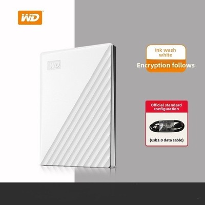 Western Digital WD Portable HDD 2TB USB3.0 My Passport-White