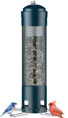 Bird Feeders for Outdoors Squirrel Proof with Weight-Activated Perches, Hangi...