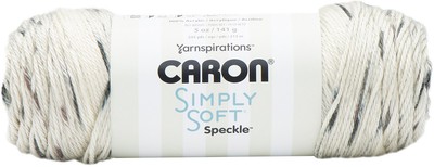 3er Pack Caron Simply Soft Speckle Yarn-Seashell 294961-61009