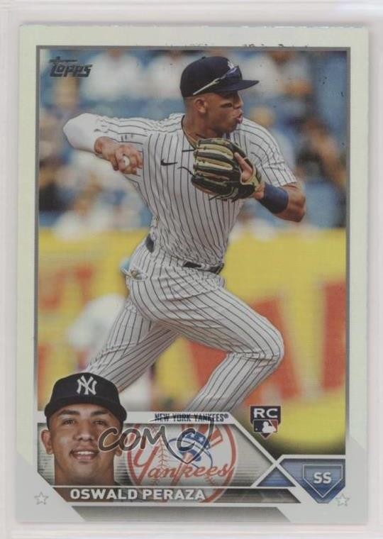 2023 Topps Series 1 Rainbow Foil Oswald Peraza #94 Rookie RC 0l1