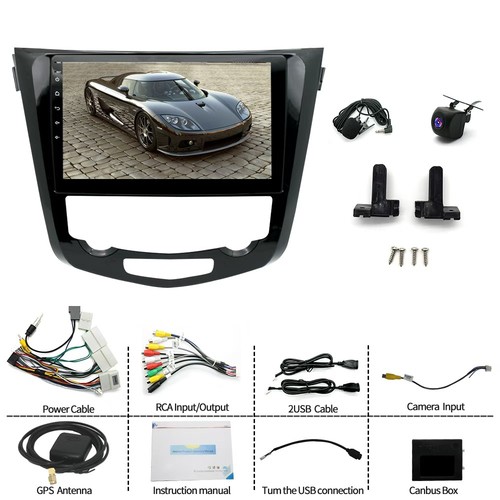64G Android14 GPS FM Carplay Car Radio Stereo For Nissan X-Trail T32 Qashqai J11 - Picture 7 of 24