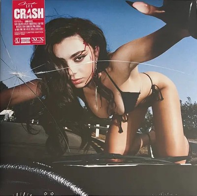 Charli XCX Crash GREY NEAR MINT Asylum Vinyl LP
