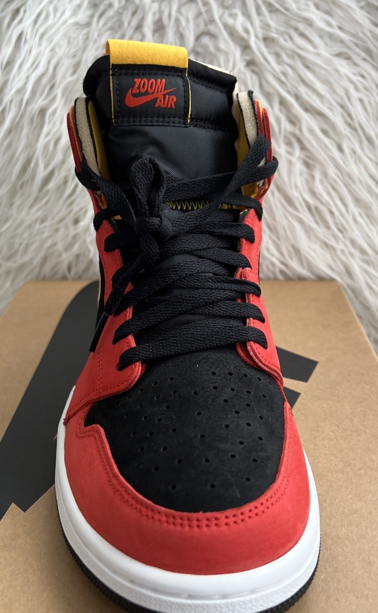 Size 11 Jordan 1 High Zoom Air CMFT Black Chile Red Shoes CT0978