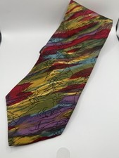 Vintage All silk J. Garcia Collector's Edition Tie Assembled In Mexico