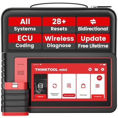 THINKCAR Bluetooth OBD2 Scanner Bi-directional Tool All System Diagnostic Reader