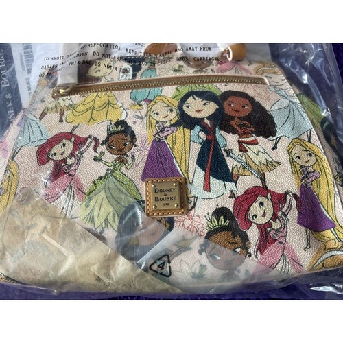 Dooney & Bourke Princess Purse Multi Satchel Bag Disney Parks Animators Purse - Picture 8 of 8