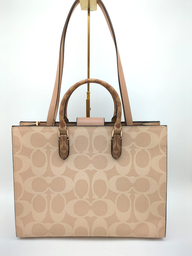 COACH CY666 Maggie Tote Bag Shoulder Bag Leather 5 Colors Outlet Products - Picture 34 of 44