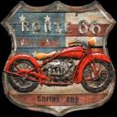 Motorcycle Metal Wall Art Primo Mixed Media Hand Painted 3D Wall Sculpture Deal