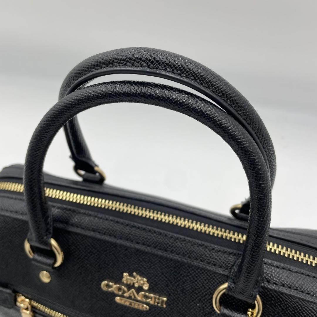 COACH★Rowan Satchel 2way ★F83607/ F79946 (追跡付き) Coach Rowan SMALL F79946 Emerald Green Leather Crossbody