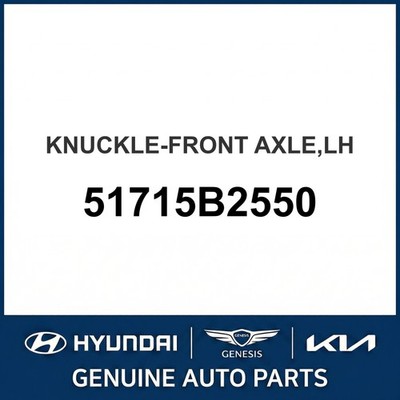 2017-2019 Kia Soul Achsschenkel - Vorderachse OEM Neu 51715B2550