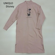 Uniqlo Disney Minnie Mouse Sweat Dress Long Sleeve S M Lounge Pajama