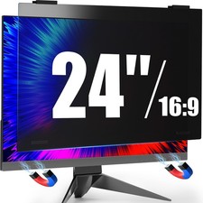 Magnetic 24 Inch Privacy Screen Hanging for Computer Monitor 16:9 Aspect
