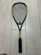 Dunlop blackstorm Squah racket - Black/Yellow - Good condition - RRP £99.99