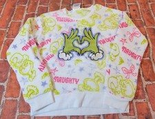 The Grinch Girls Fleece Sweatshirt Super Soft Sz 7 Christmas