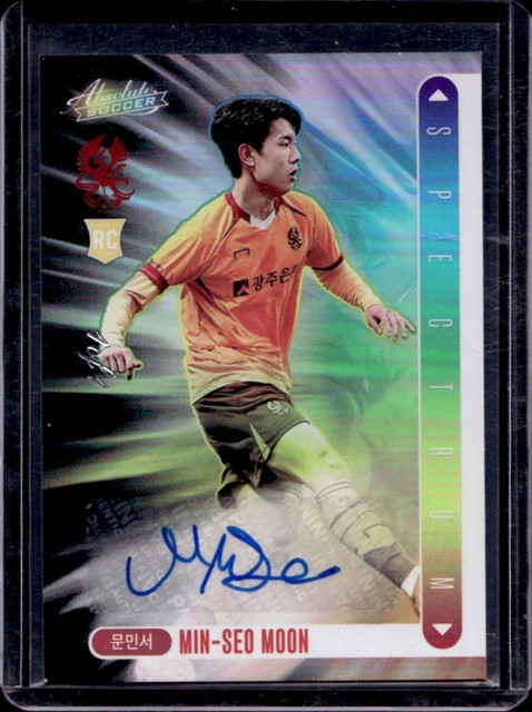 2025 Absolute K League Min-Seo Moon Spectrum Signatures RC Black Auto #1/1