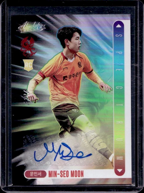 2025 Absolute K League Min-Seo Moon Spectrum Signatures RC Black Auto #1/1