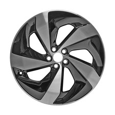 Reconditioned Machined and Painted Gloss Black Aluminum Wheel 19 x 8.5