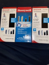 3pk Honeywell B Plus Household Gas & Odor Reducing Replacement Pre-Filter HRF-B1