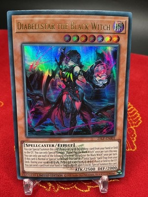 Diabellstar the Black Witch (EUR) 25LP-EN001 Yugioh Emblazoned Ultra Rare  LP