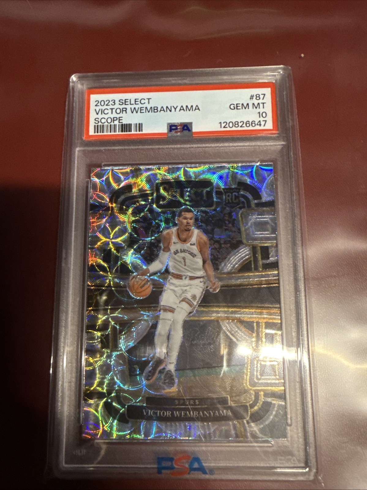 2023-24 Panini Select - Concourse Victor Wembanyama #87 Scope Prizm (RC)