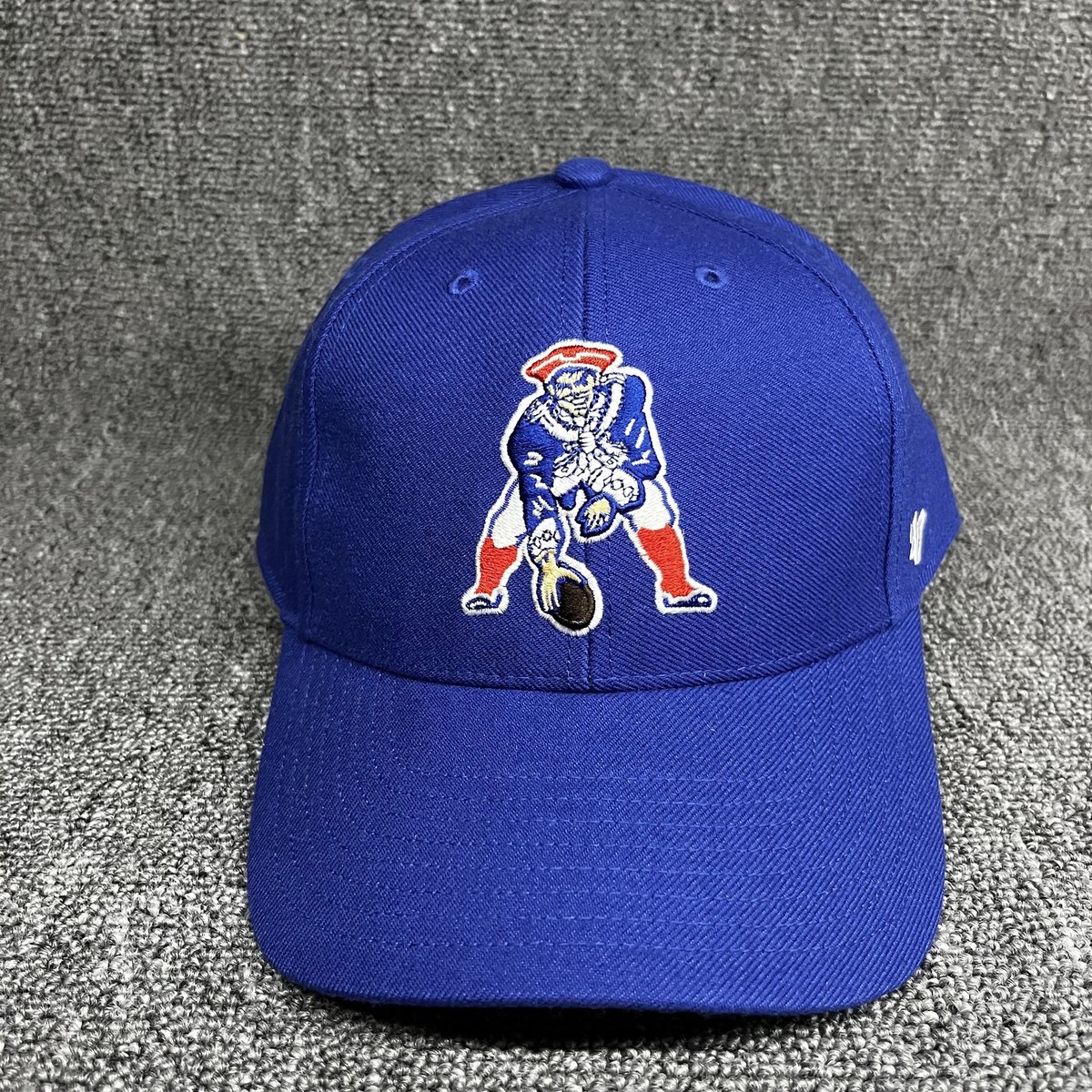 New England Patriots '47 MVP Hat Royal Blue Throwback Logo Adjustable NFL Cap
