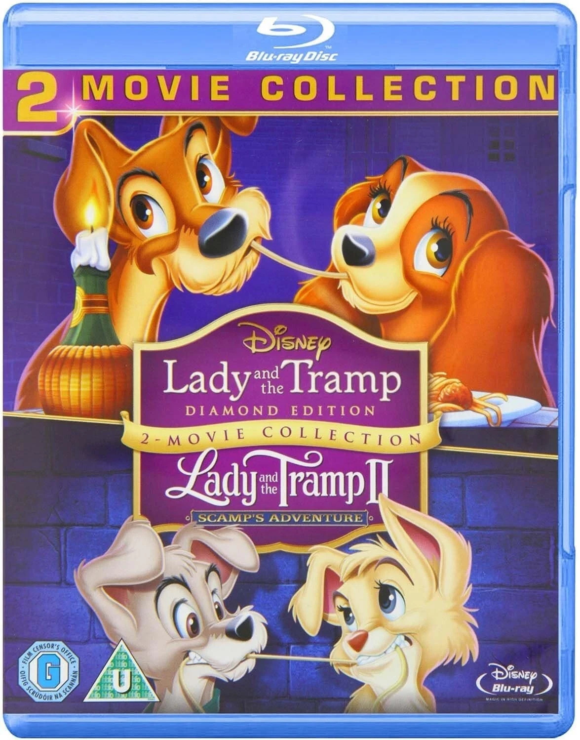 LADY AND THE TRAMP 2 FILM  SET SEALED BLU RAY SET