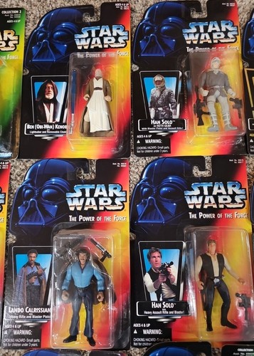 NEW Star Wars Power Of The Force 15 Action Figures Luke Han Yoda C-3PO Leia - Picture 4 of 19