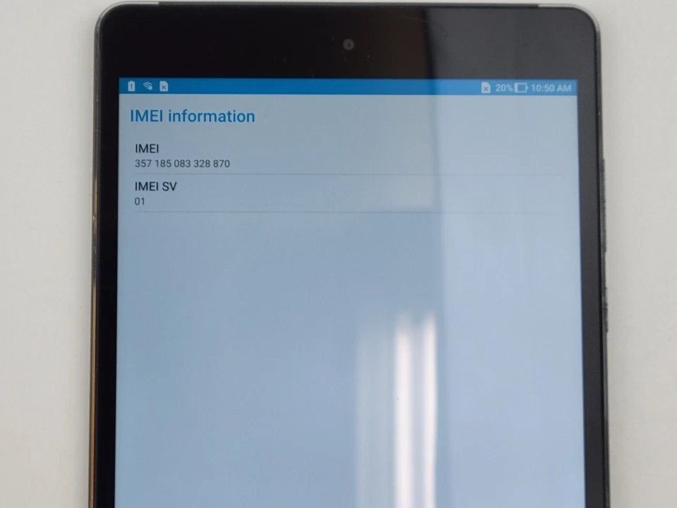 ASUS ZenPad Z8S (P00J) 16GB, Wi-Fi + 4G (Verizon) 8" - SMALL ISSUE - Clean IMEI - Image 4 of 4