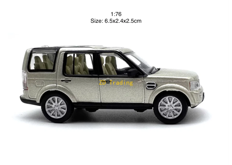ZD 1:76 Gold Land Rover Discovery 4 SUV ORV HSE Modelo Diecast Metal Car BN Foto 2 de 4