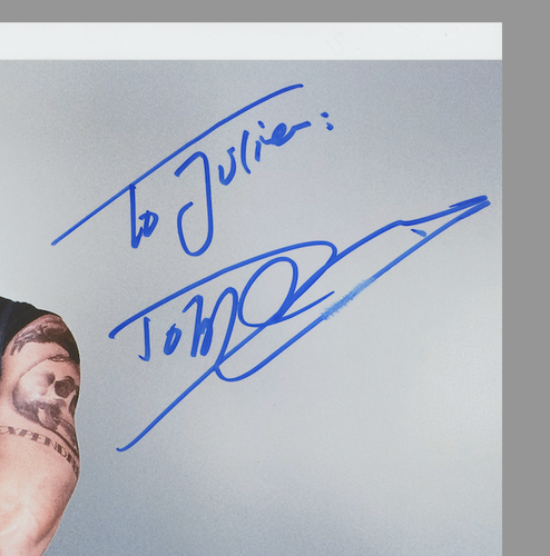 Dolph Lundgren Rocky Drago Autographed Signed Photo AMCo COA 28700 - Picture 2 of 3