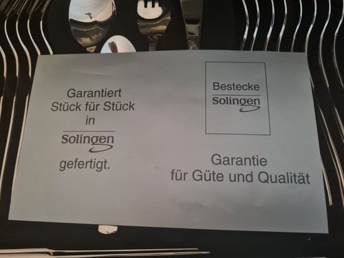 Besteckkoffer MODELL KOPENHAGEN Solingen 18/10 Chrom-Nickel-Edelstahl OVP - Bild 6 von 8