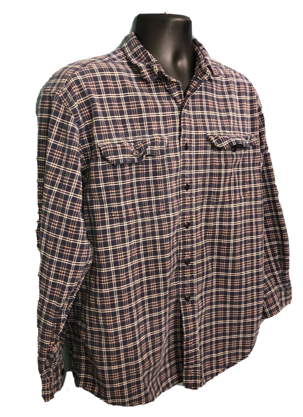 Vintage LL Bean Flannel Shirt Mens Large Regular … - image 5