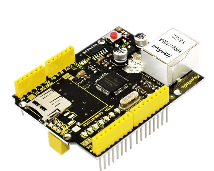 Keyestudio W5100 Ethernet Shield per Arduino R3 per Mega 2560 scheda di sviluppo - Immagine 2 di 3