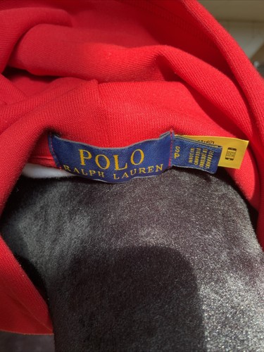 Ralph Lauren Double Knit White Polo 1967 Hood Sweat Shirt XP - Bild 3 von 9