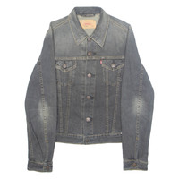 LEVI'S Womens Denim Jacket Grey M