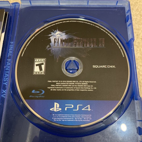 Final Fantasy XV Day One Edition Sony PS4 Videojuego Completo Manual Insertos - Imagen 8 de 9