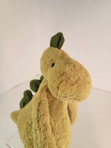 Jellycat Medium Bashful Dino grüner Dinosaurier Plüschtier EUC grün oliv 13 Zoll - Bild 6 von 6