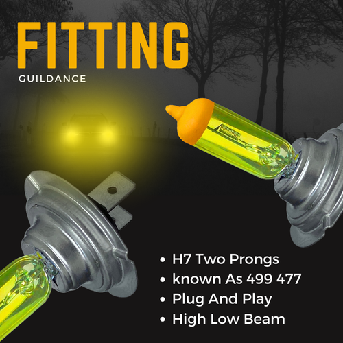 For Bmw 3 Series E46 Xenon Yellow 100w Headlight 1997-2006 Low Beam Light Bulbs - Picture 4 of 11