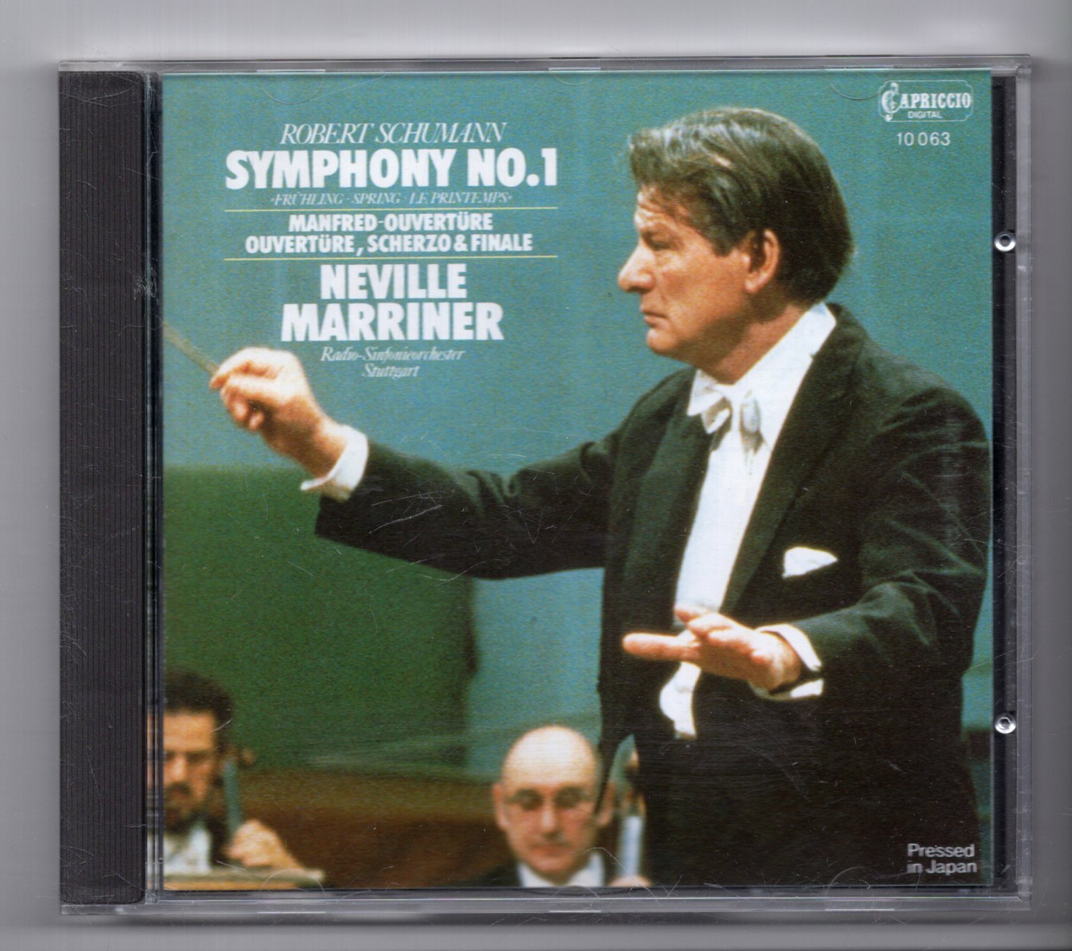 (JX761) Neville Marriner: Schumann, Symphony No 1 - 1988 CD