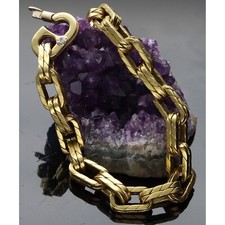 BRACCIALE CHIMENTO CON BRILLANTE  IN ORO GIALLO 750/1000 18 Kt.