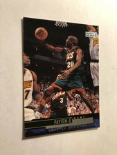 1999 GARY PAYTON Upper Deck Basketball Card # 110 Made in USA