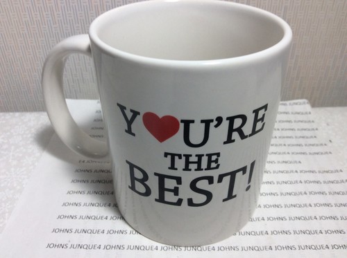 I (HEART) MY GIRLFRIEND MUG New Ceramic Ganz Mug “You’re the Best!” 2-SIDED MUG - Picture 2 of 3