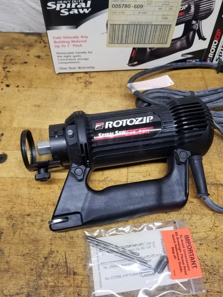 ROTOZIP Heavy Duty Spiral Saw SCS01 Corded Drywall Rotary Tool NIB NEW