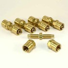 Raccord Réutilisable En Laiton Pour Tuyau 1/4" ID X 1/2" OD - Fabrication USA - Foster