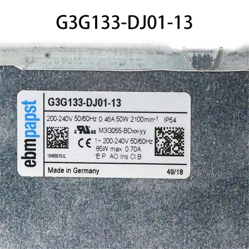 New Ebmpaps Blower Fan G3G133-DJ01-13 230V 50W φ133MM Silent Cooling radiator - 第 2/4 張圖片